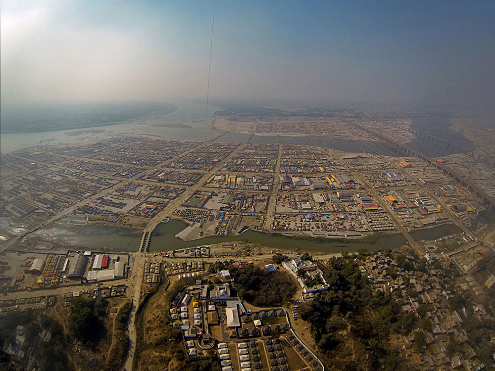 Kite Aerial Photography - Kumbh Mela - Allahabad