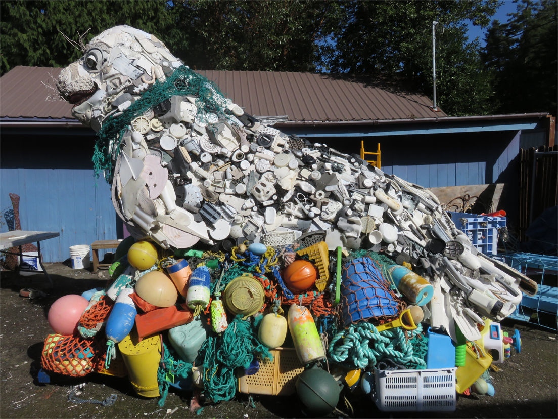 Washed Ashore creates delightful art from plastic waste washing up on ...