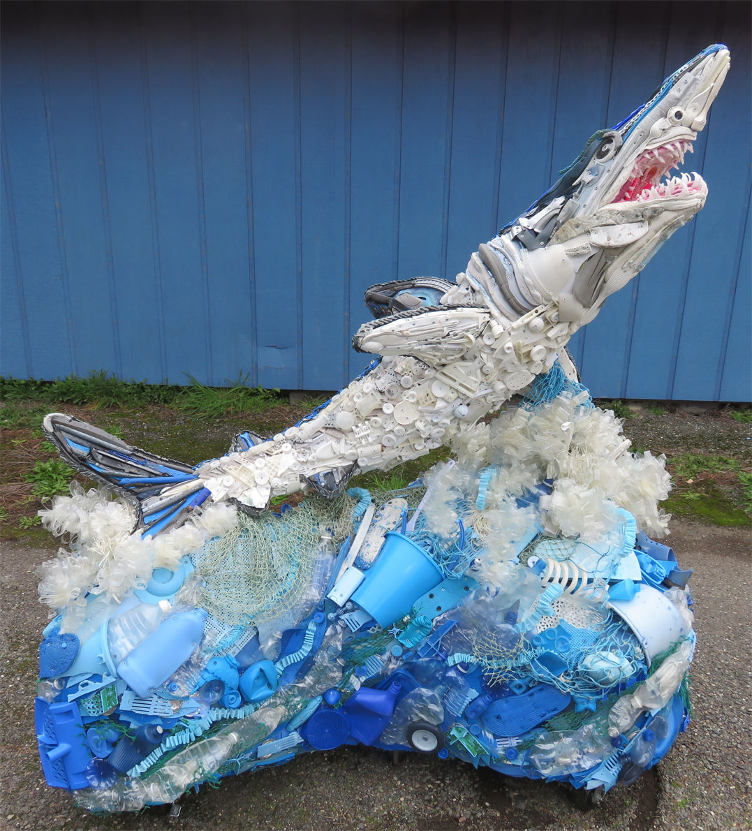 Washed Ashore creates delightful art from plastic waste washing up on ...