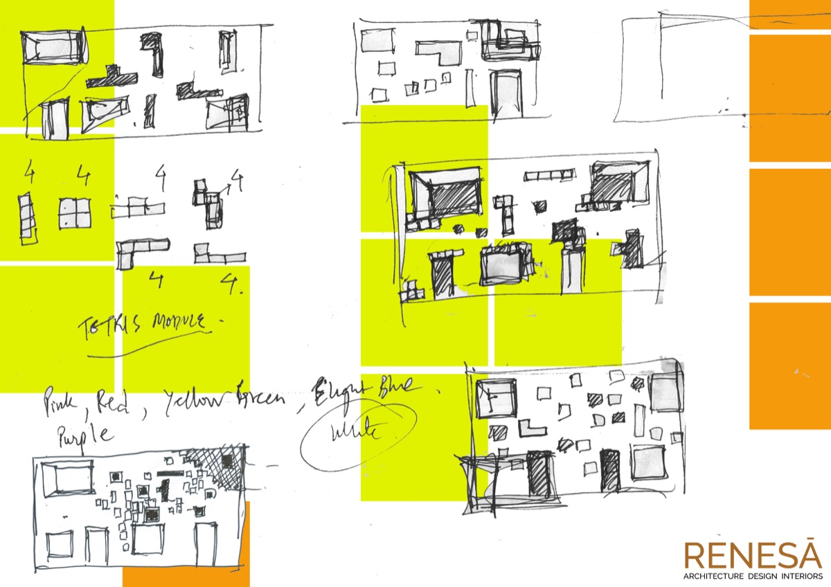 Tetrisception - Renesa Architecture Design Studio - New Delhi