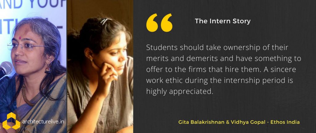 Architectural Internships in India: Some Important Dos and Don'ts, Gita Sarma Balakrishnan and Vidhya Gopal 1