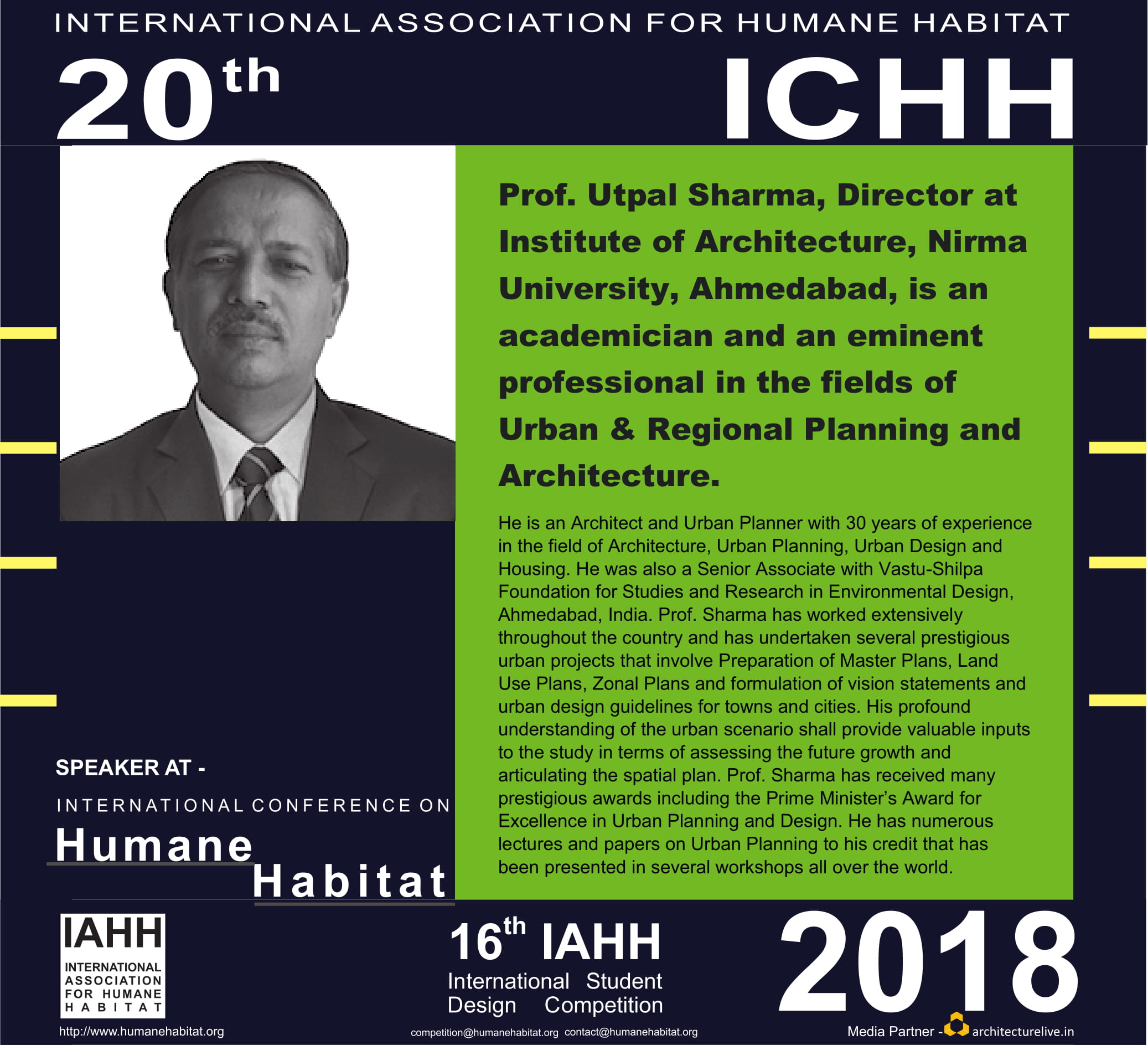 20TH INTERNATIONAL CONFERENCE ON HUMANE HABITAT – A CELEBRATION OF HUMANE ARCHITECTURE 7
