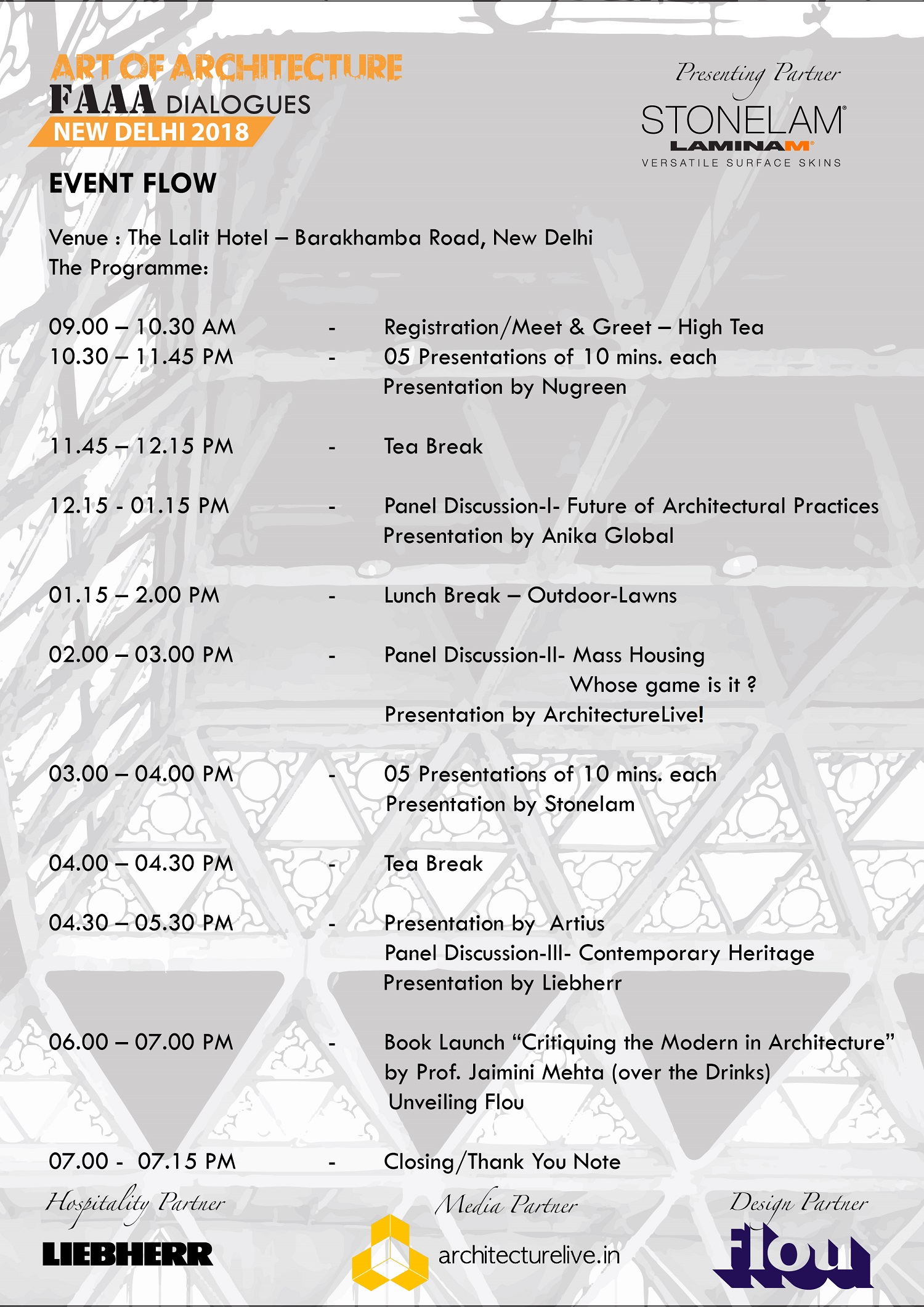 Event: FAAA Dialogues, 2018, Jan 20th, 2018 at The Lalit, New Delhi 2