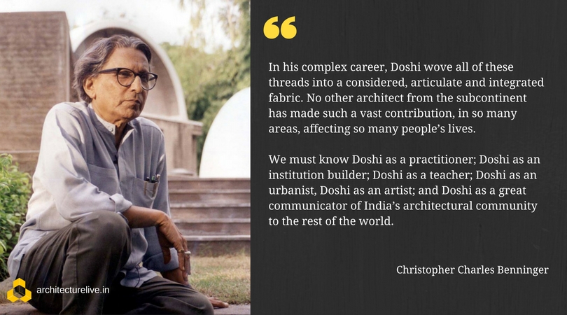 Architect B.V.Doshi 18