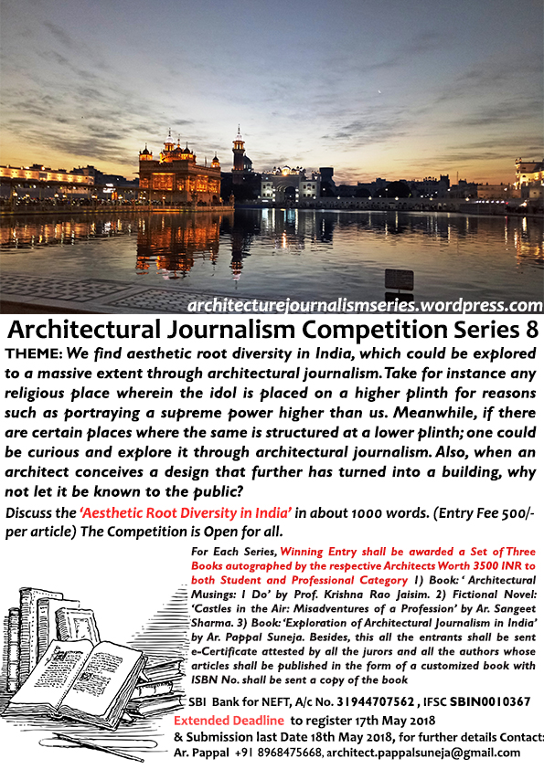 Architectural Journalism Competition Series, 2017-18 3