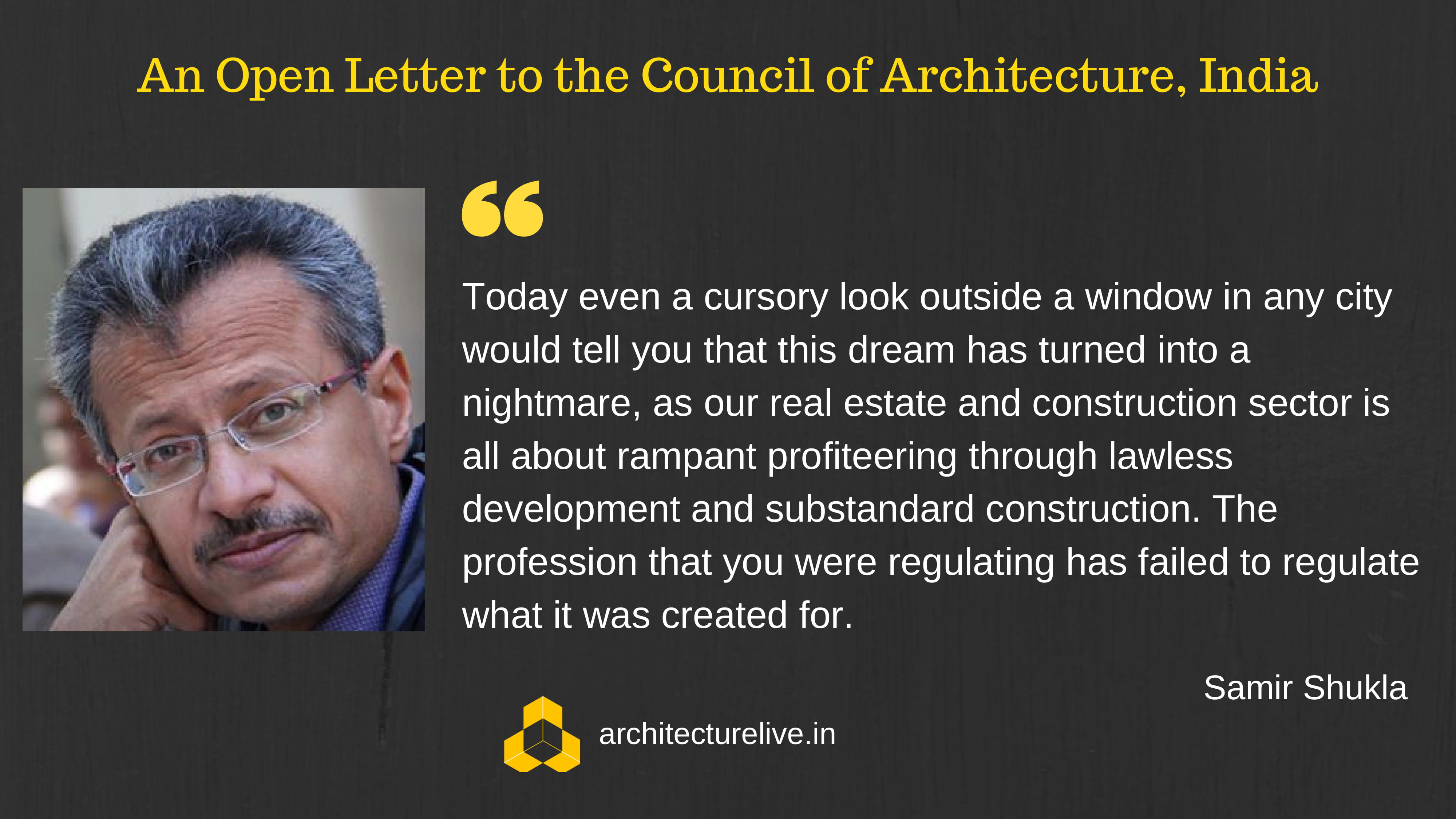 Samir Shukla - Council of Architecture