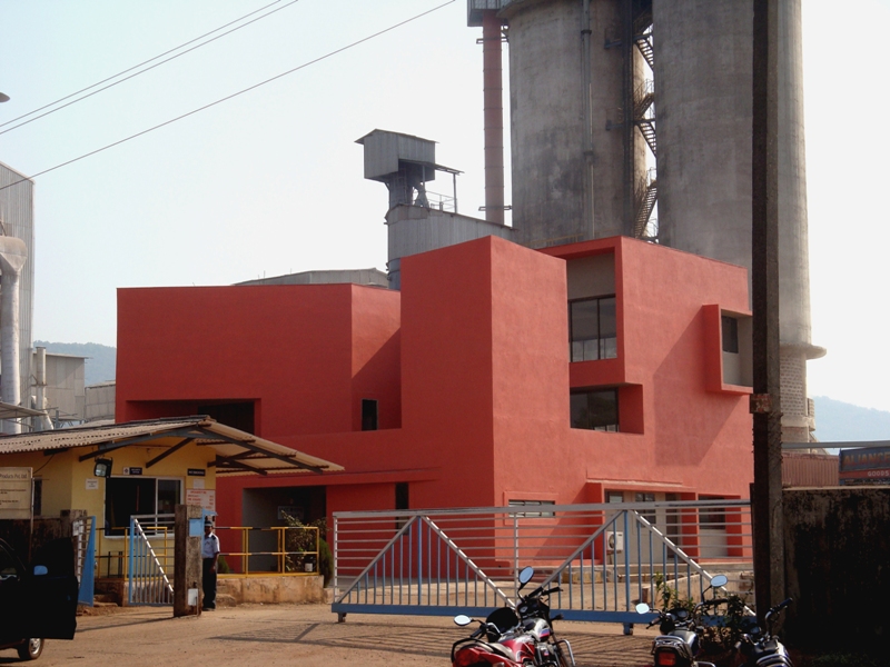 Lab for a Cement Factory at Goa Sachin Agshikar Architects