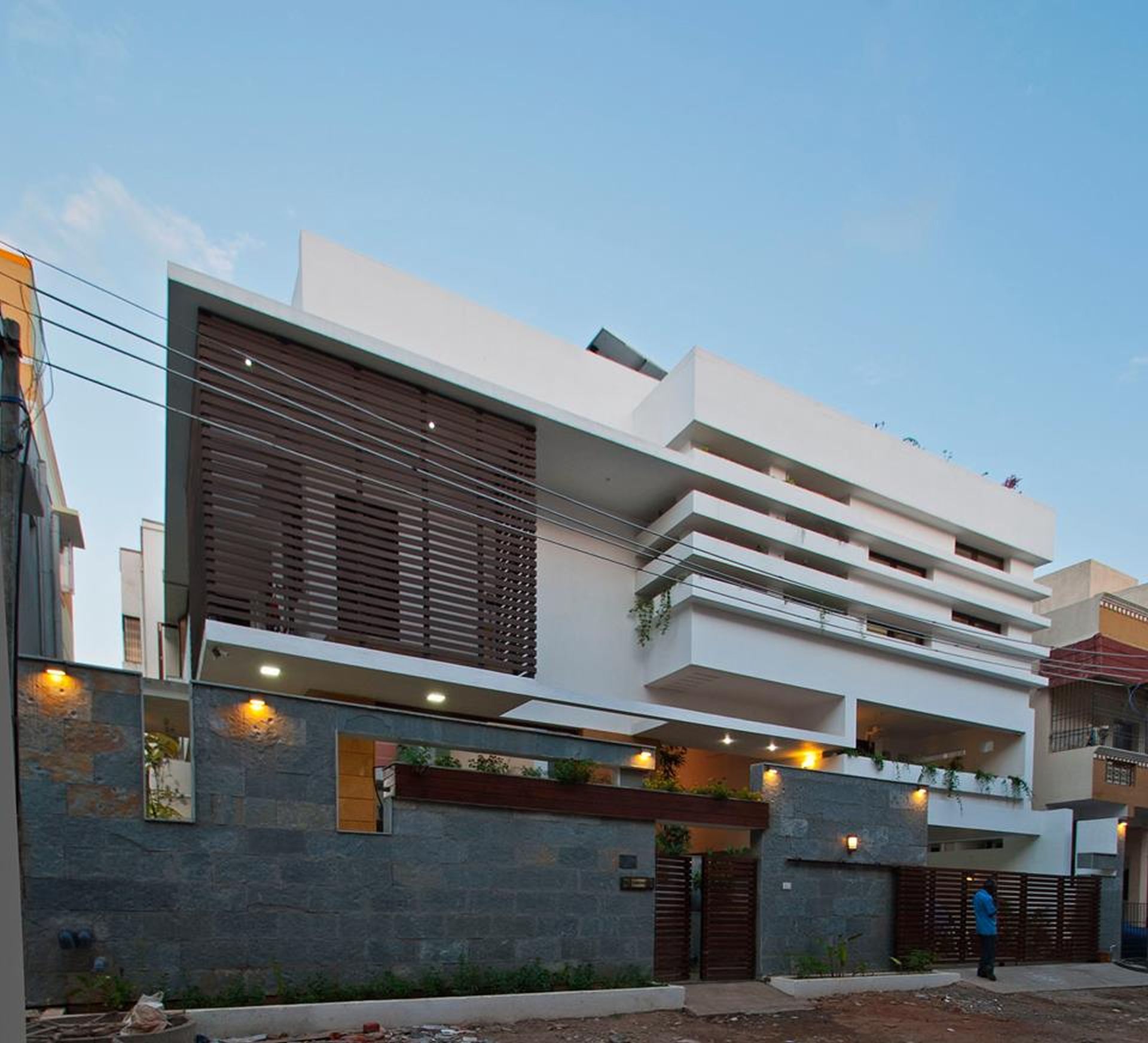 Mr Sajeev Kumar's residence at Girugambakkam by Murali Architects