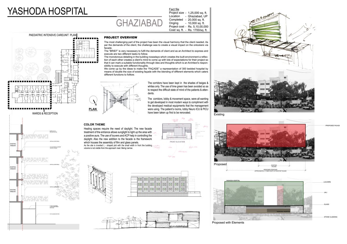 Yashoda Hospital at Ghaziabad, by Studio An-V-Thot - ArchitectureLive!