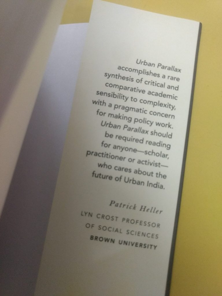 Book Launch: Urban Parallax, Policy and the City in Contemporary India, Amita Bhide and Himanshu burte 3