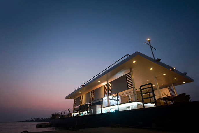 Floating Barge Restaurant, Goa- by SDM Architects