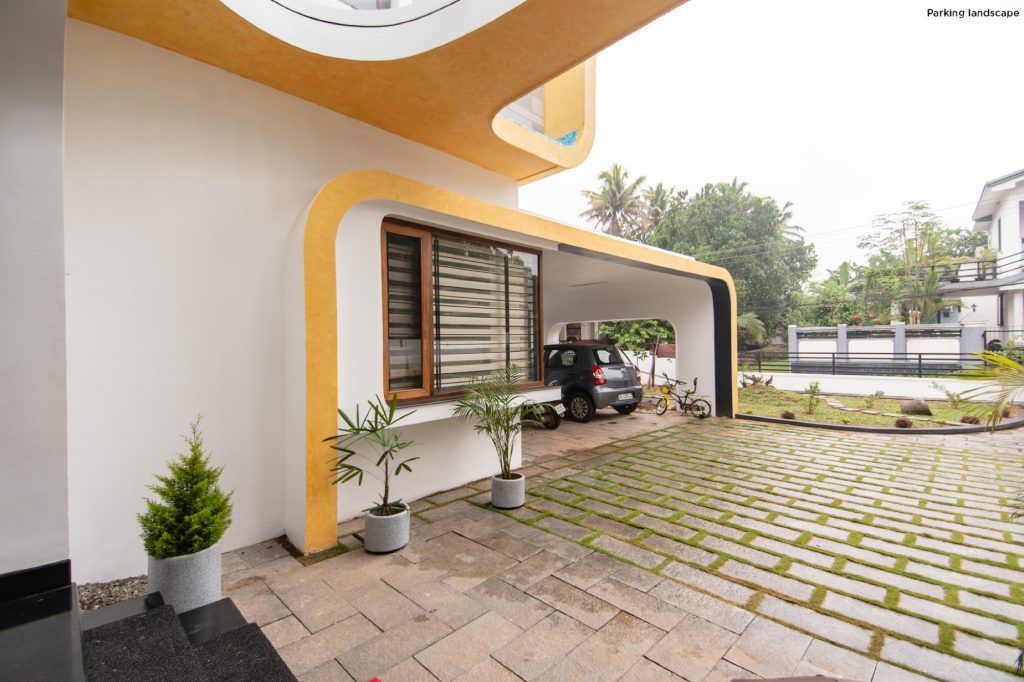 The Fluid House for Dr. Gerald and Anila, at Kottayam, by MySPACE Architects 10