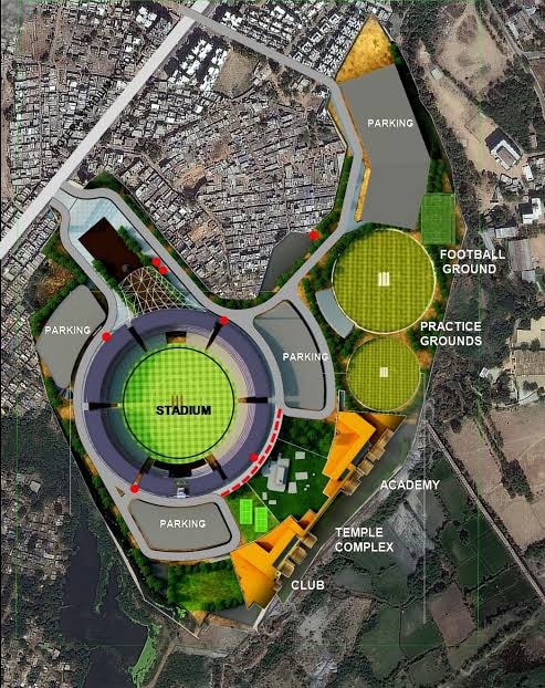 India is buidling world's largest cricket stadium in Motera, Gujarat 11