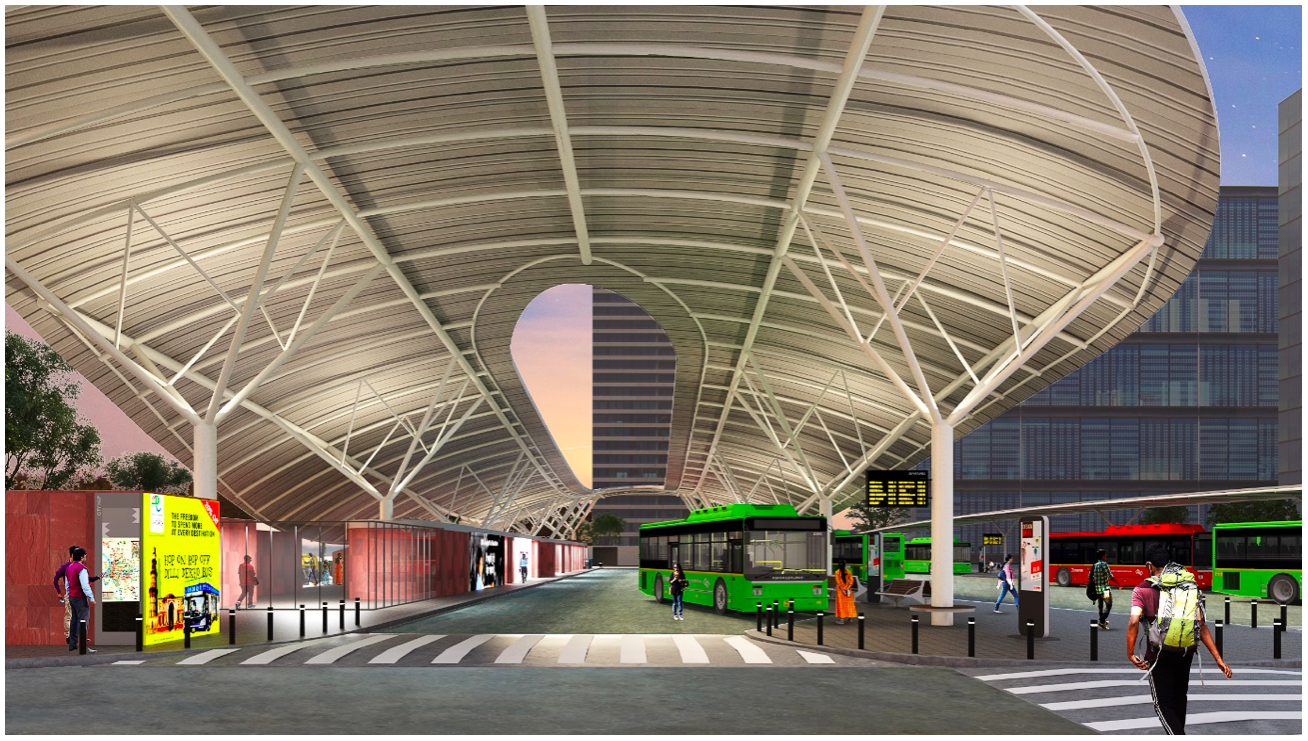 People-Centric Infratrstructure planning: SpaceMatters Commissioned to design Bus terminal for Nehru Place, new Delhi 2
