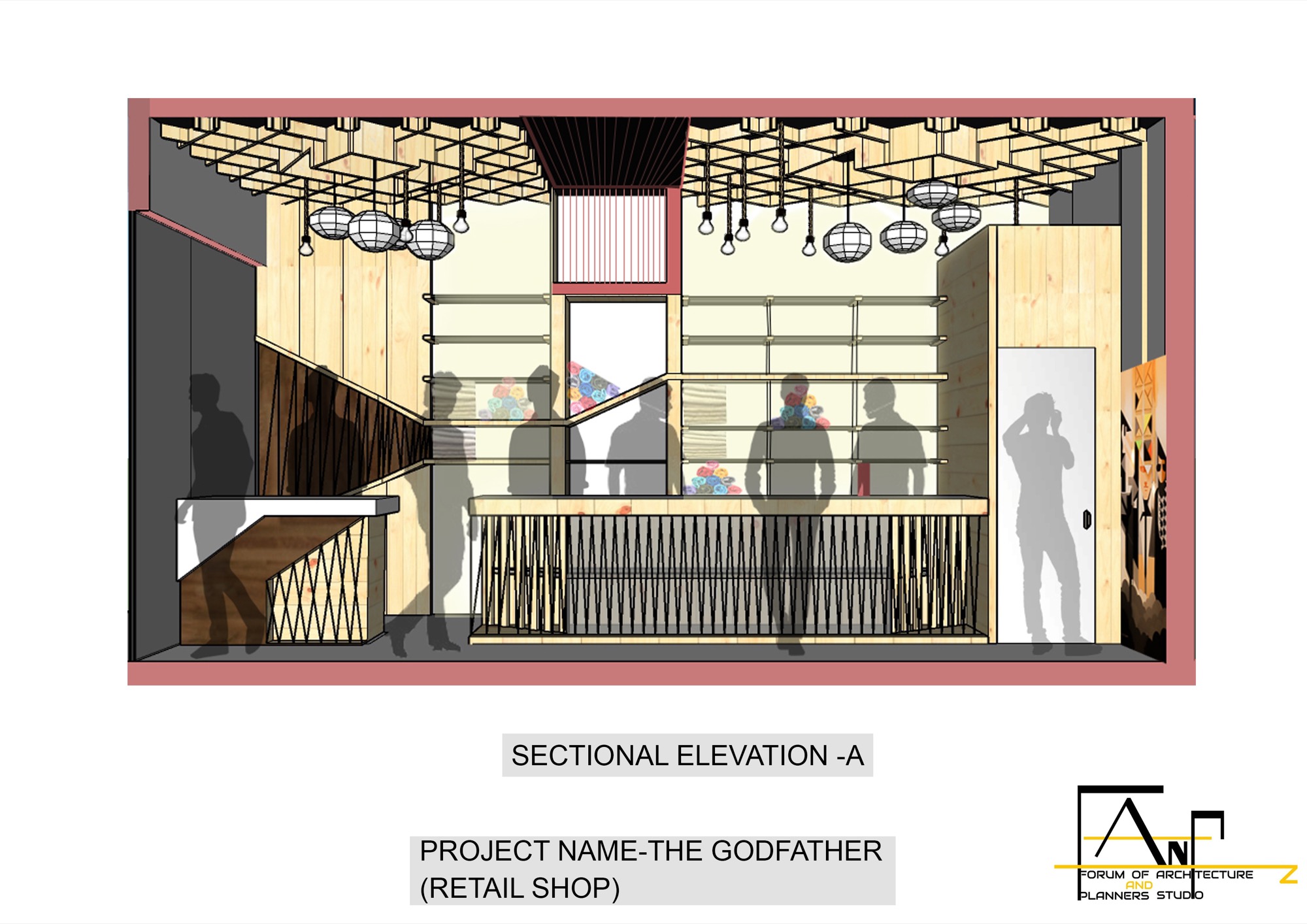 The Godfather Fashion Store at Nagpur, by The Forum of Architecture And Planners Studio (FANP STUDIO) 9