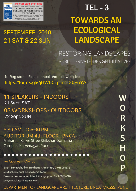 BNCA - Towards and Ecological Landscape Workshop