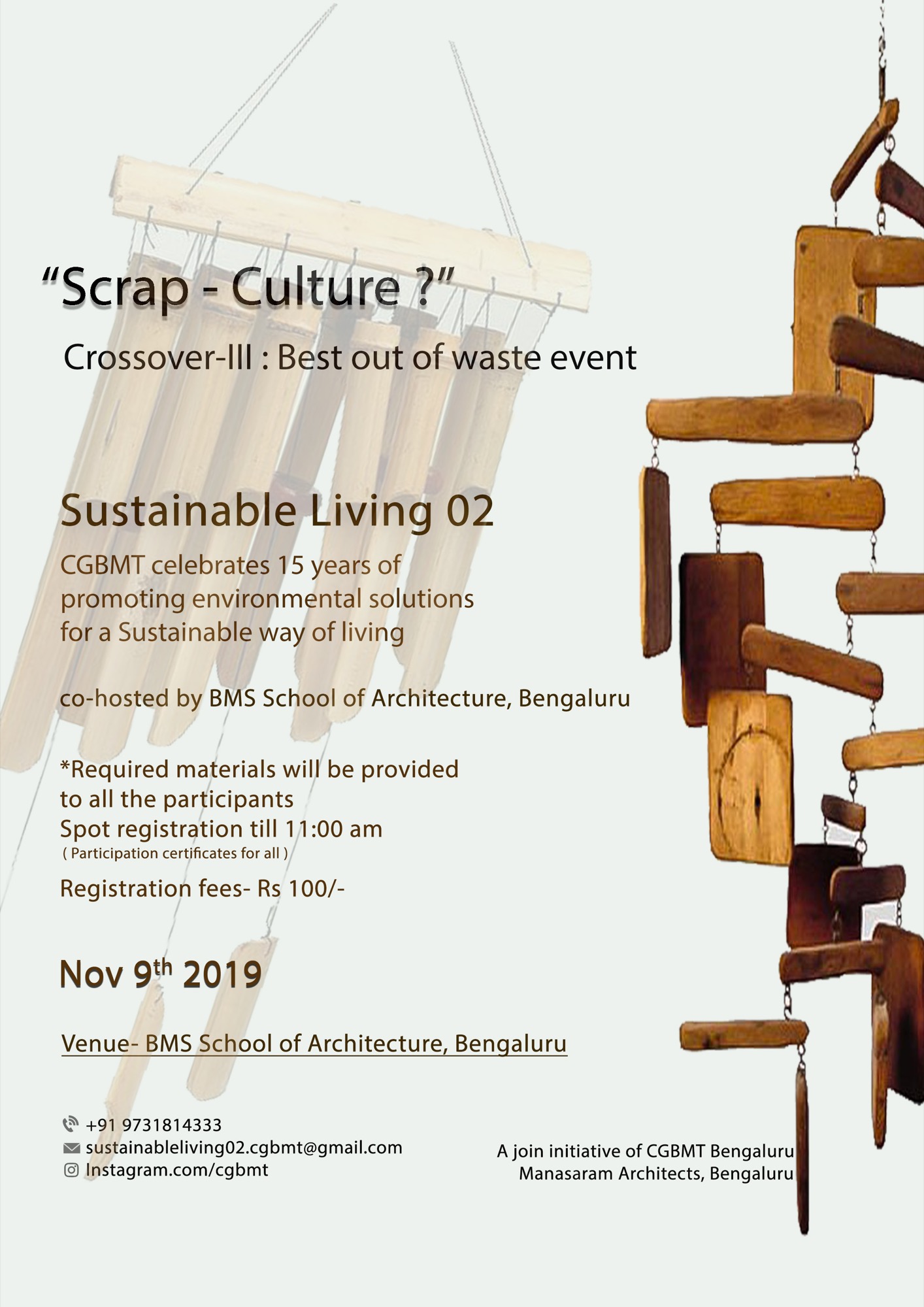Sustainable Living-2, Event by Centre for Green Building Materials and Technology, Bangalore 7