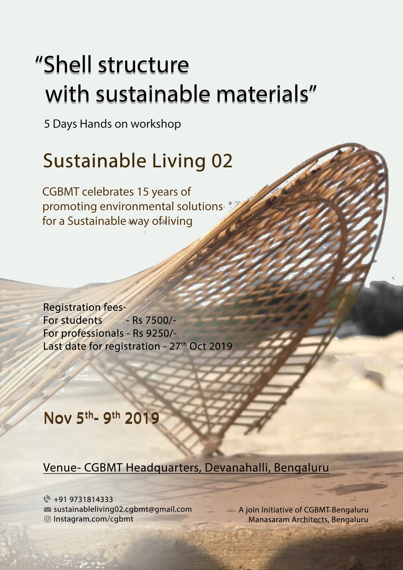 Sustainable Living-2, Event by Centre for Green Building Materials and Technology, Bangalore 11