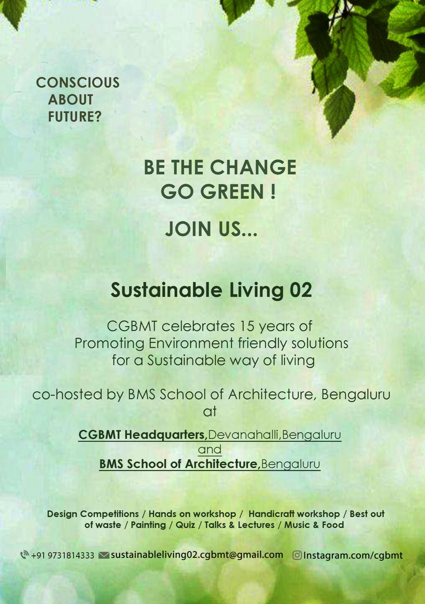Sustainable Living-2, Event by Centre for Green Building Materials and Technology, Bangalore 5