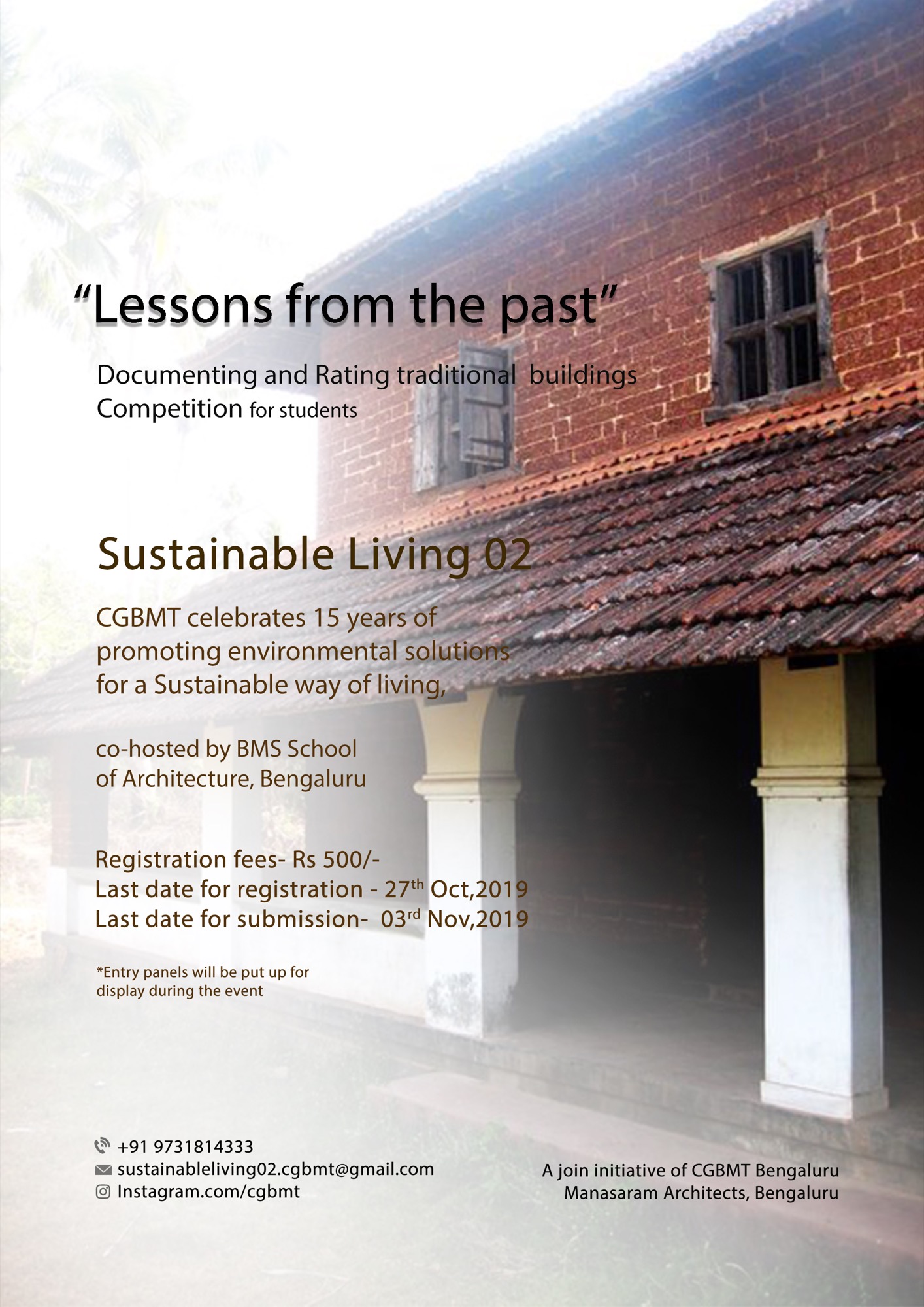 Sustainable Living-2, Event by Centre for Green Building Materials and Technology, Bangalore 21
