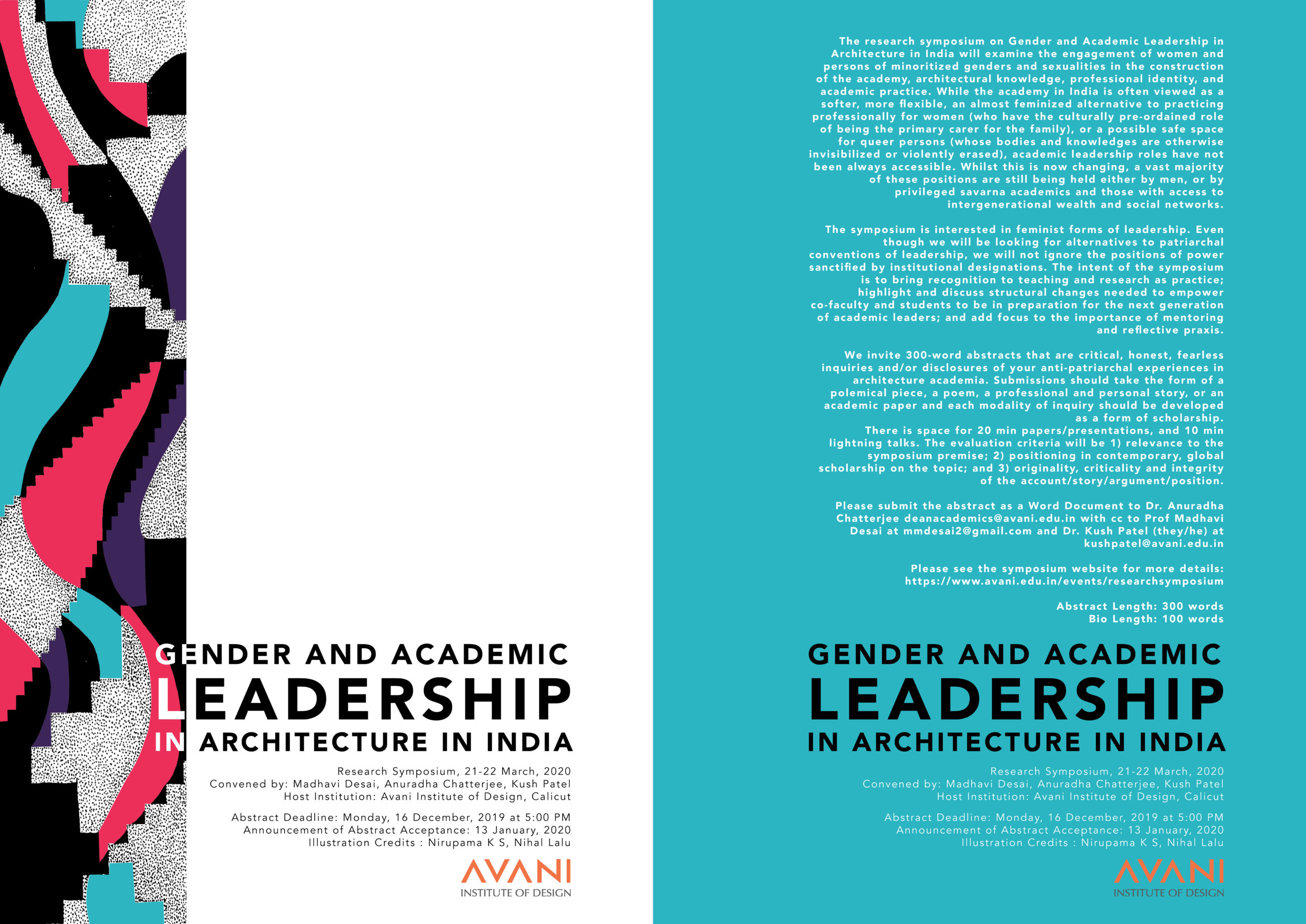 CALL FOR PAPERS: Gender and Academic Leadership in Architecture in India, Avani Institute of Design 1