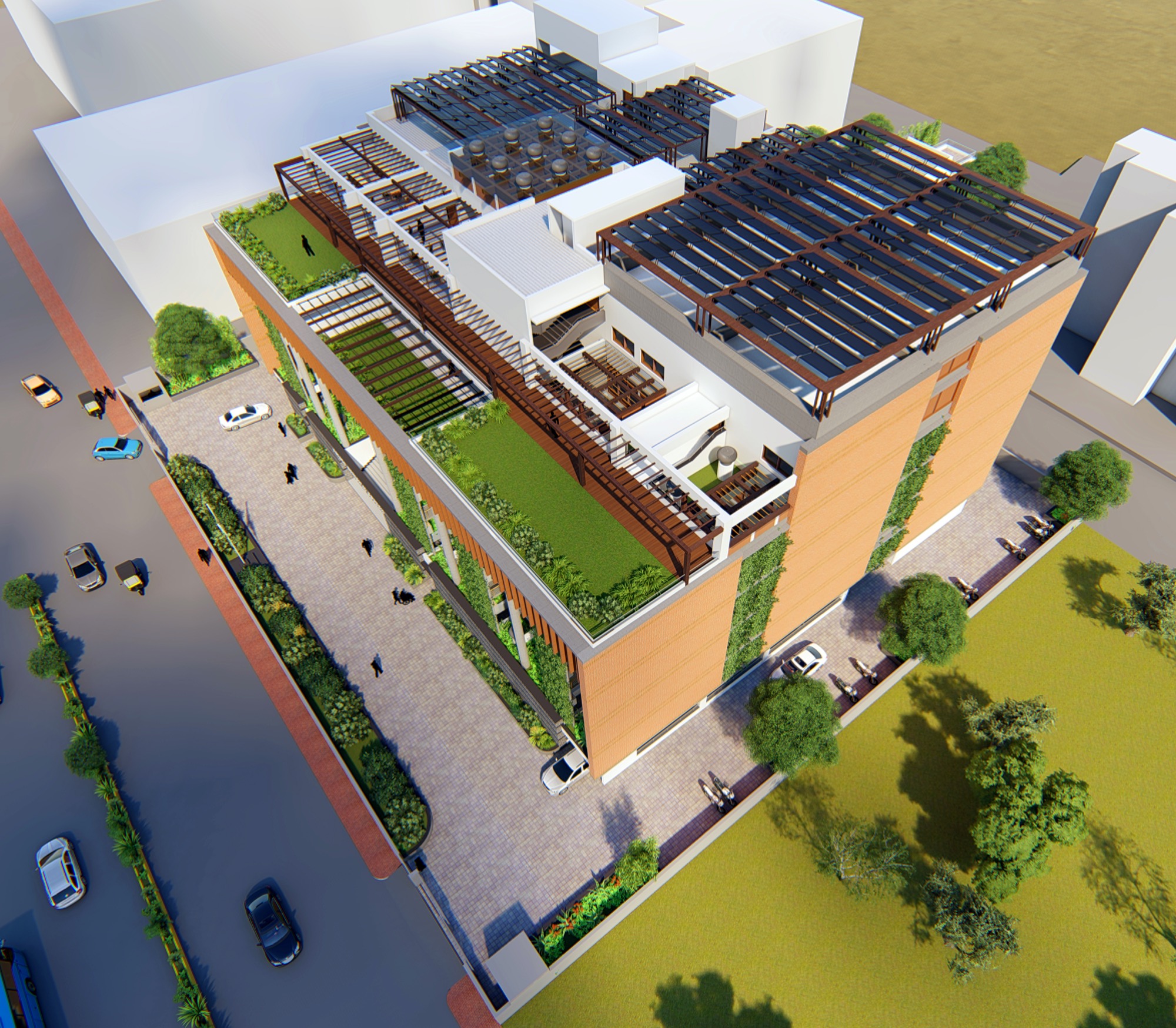 Satara Municipal Corporation, Competition Entry by KENARCH Architects, Pune 34