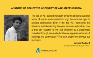 Architects in India - Ahmed Sadeed