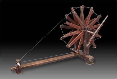 चरखा : Spinning wheel, by Design Nonstop 3