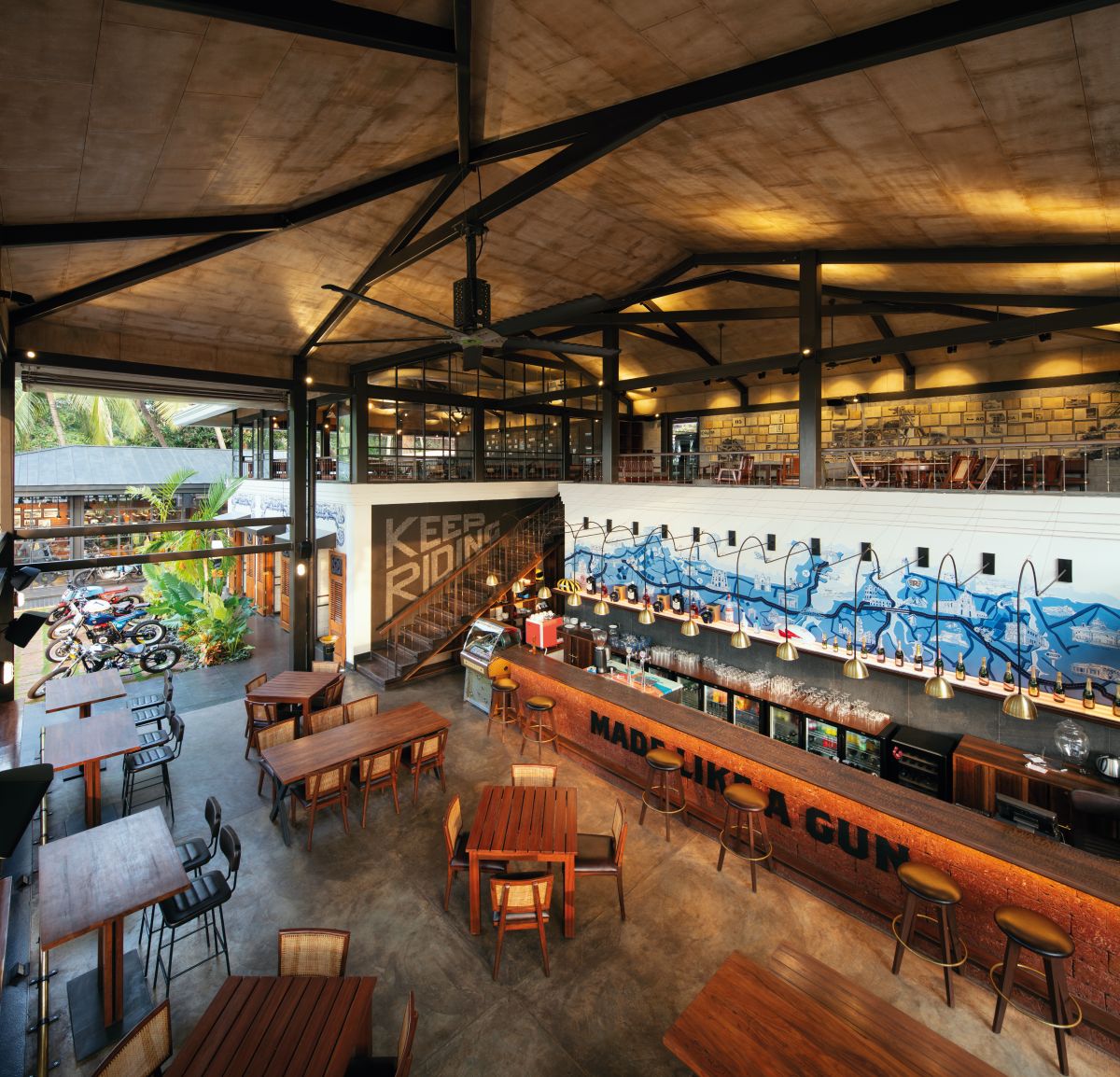 Royal Enfield Garage Café at Calangute, Goa, by Studio Lotus 8