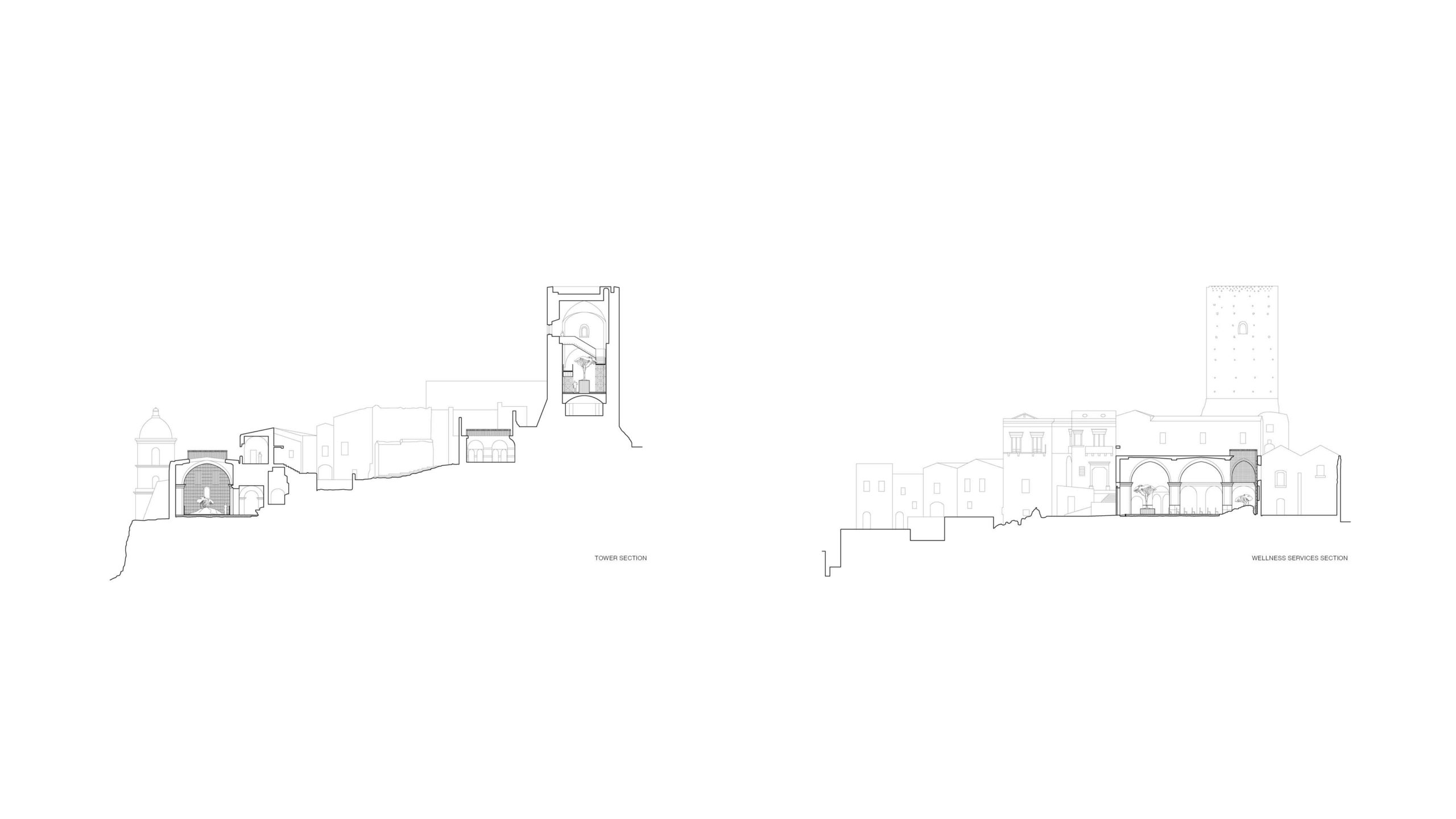 Unbuilt : TRACES - GHOST TOWN REFUGE, at Craco, Italy, by Claudio C. Araya, Yahya Abdullah 11