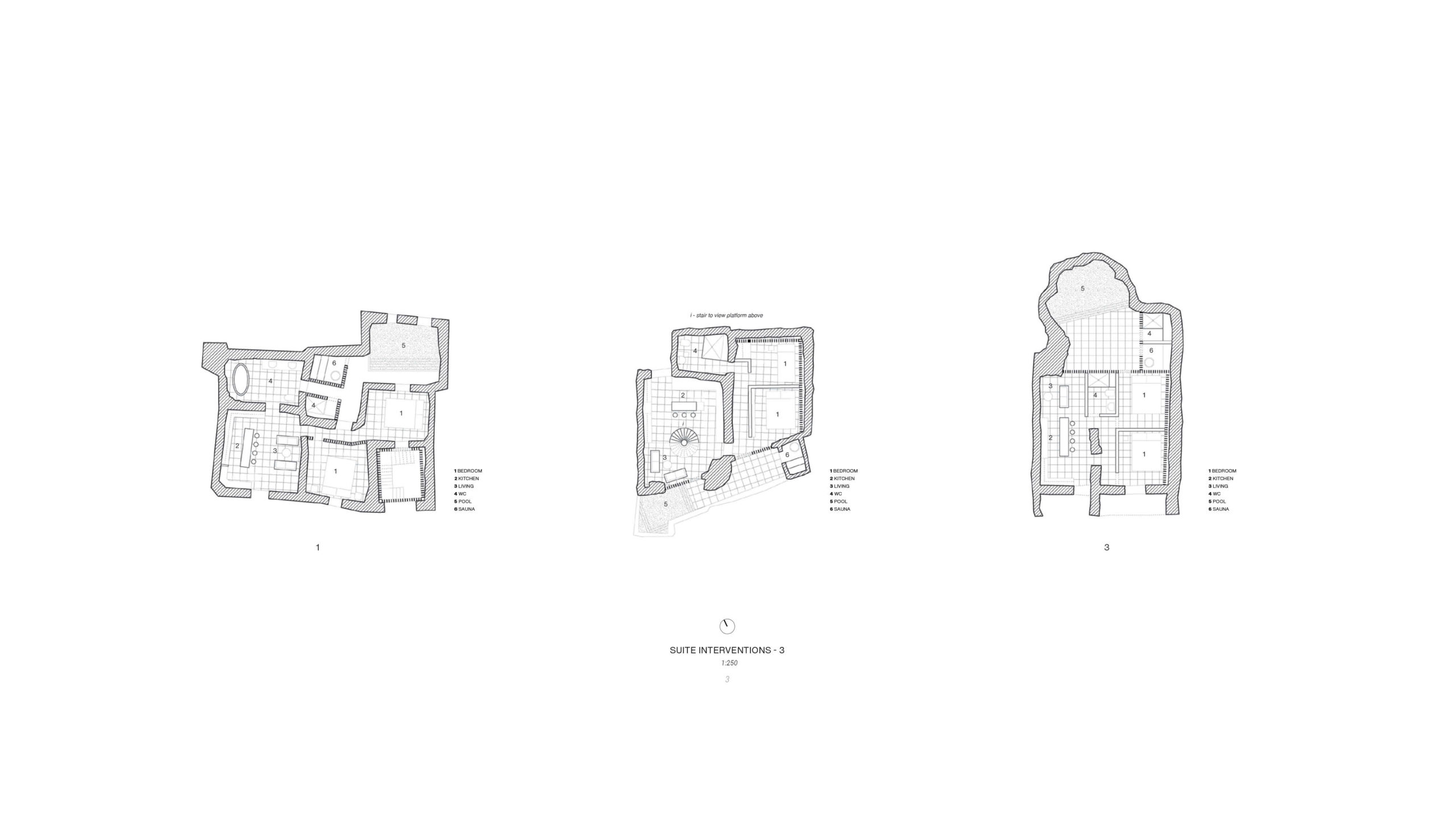 Unbuilt : TRACES - GHOST TOWN REFUGE, at Craco, Italy, by Claudio C. Araya, Yahya Abdullah 9