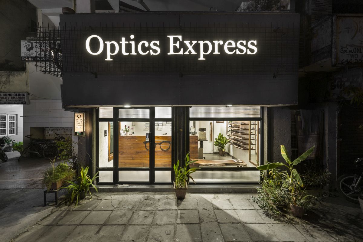 || चश्मा || Optics Express, at Delhi, by Sync Design Studio 1