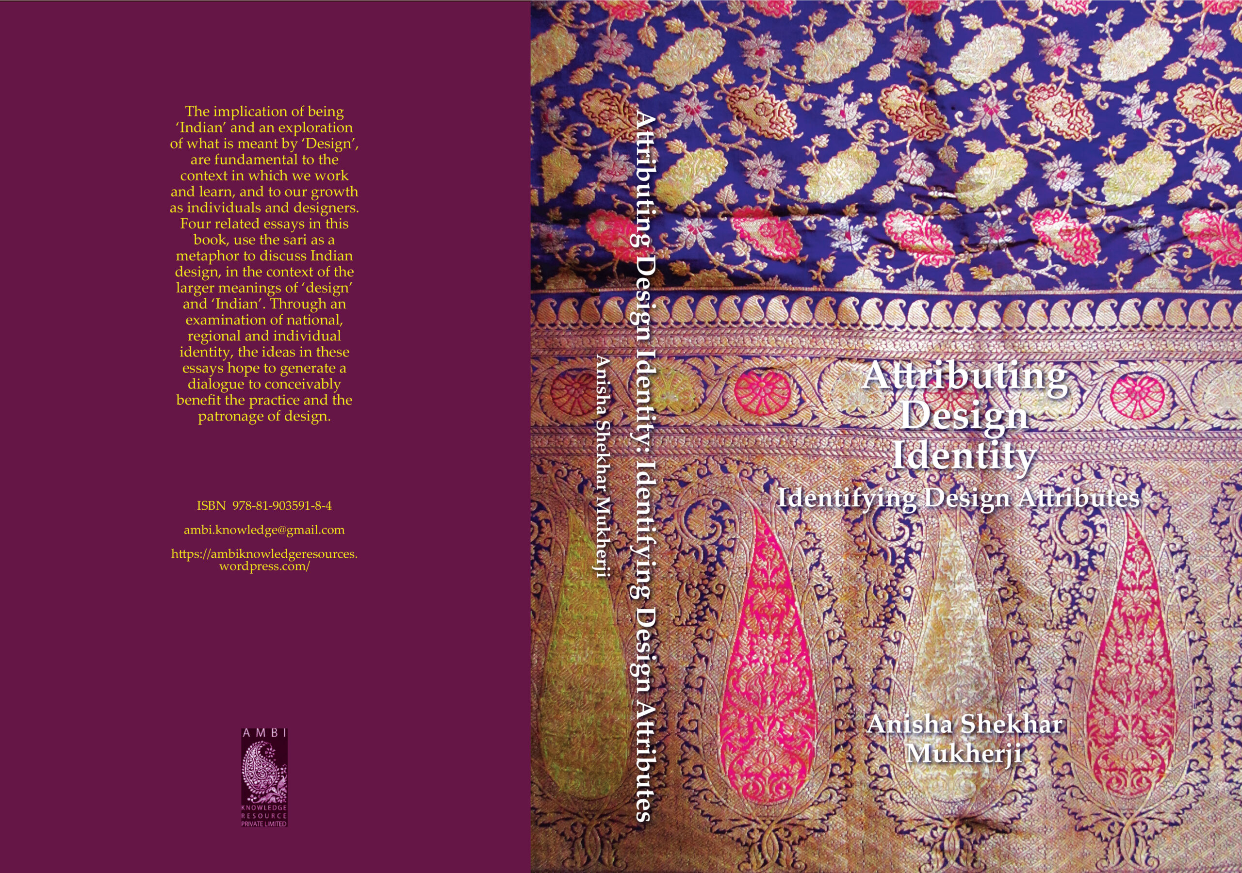 Design Attributes Book by Anisha Shekhar Mukherji