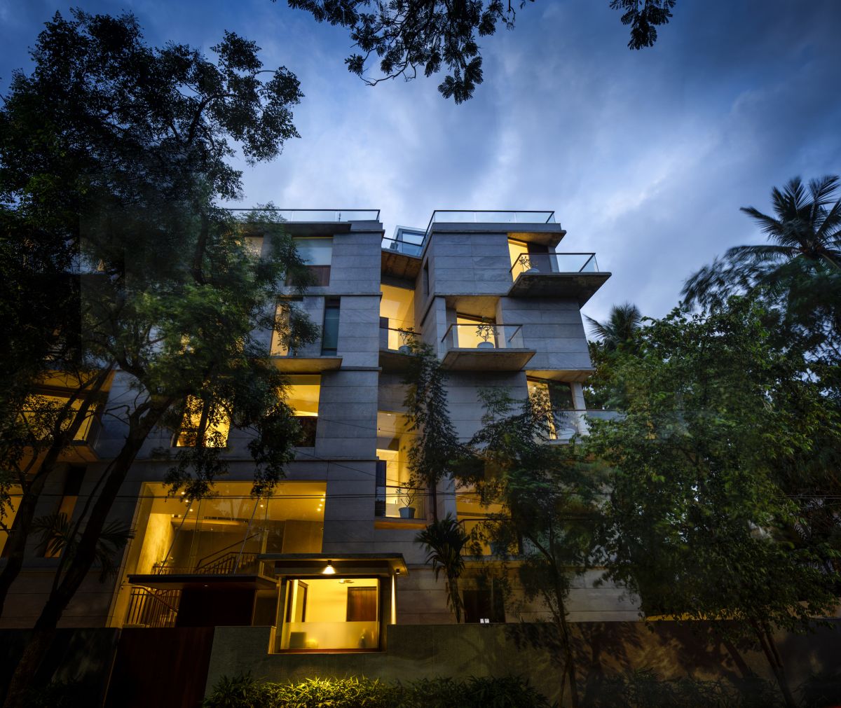 Boat Club Apartments, at Chennai, India, by SJK Architects 4