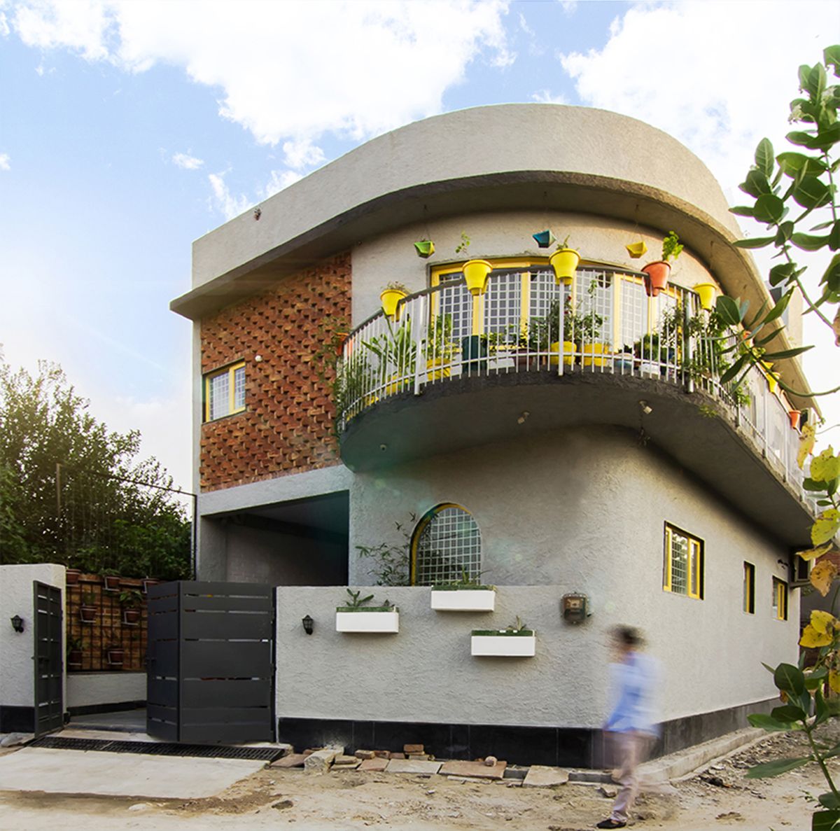 Sangwan House, at Rohini, Delhi, India, by Habitat Design Collective