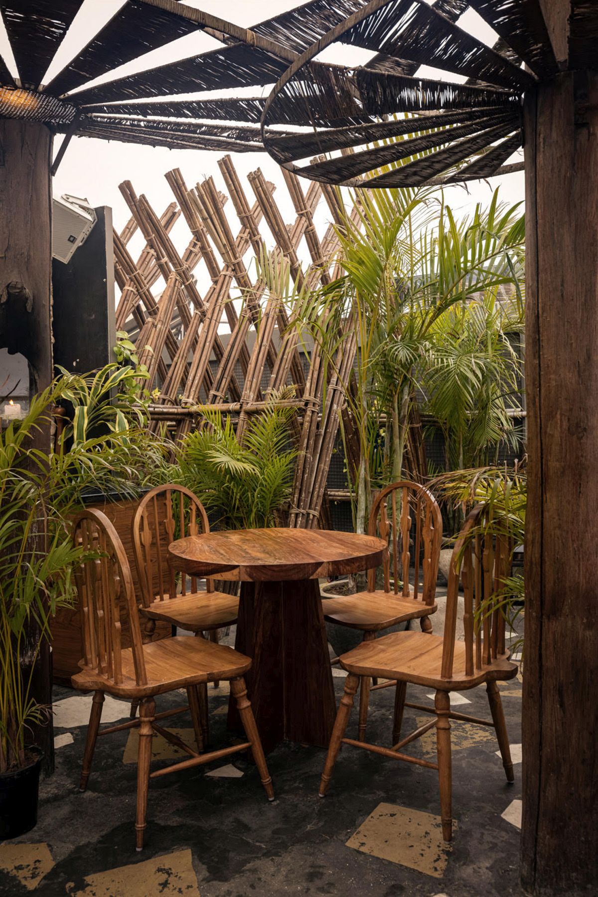 Tulum - Jungle Rooftop Restaurant, at Chandigarh, by Loop Design Studio 22