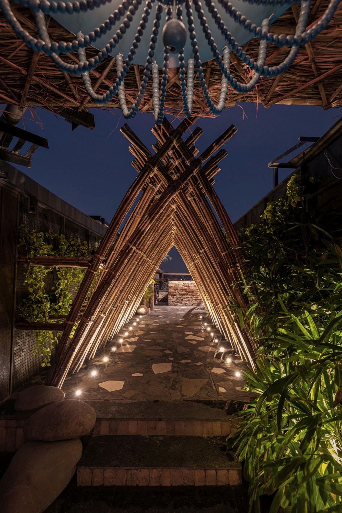Tulum - Jungle Rooftop Restaurant, at Chandigarh, by Loop Design Studio 5