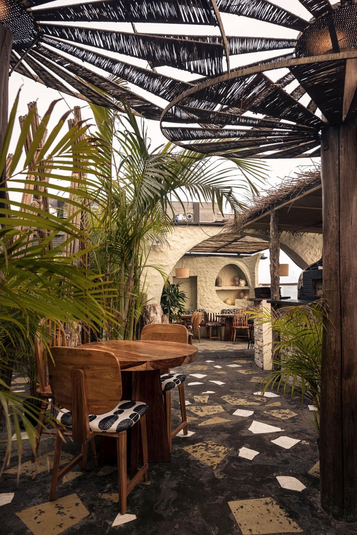 Tulum - Jungle Rooftop Restaurant, at Chandigarh, by Loop Design Studio 7