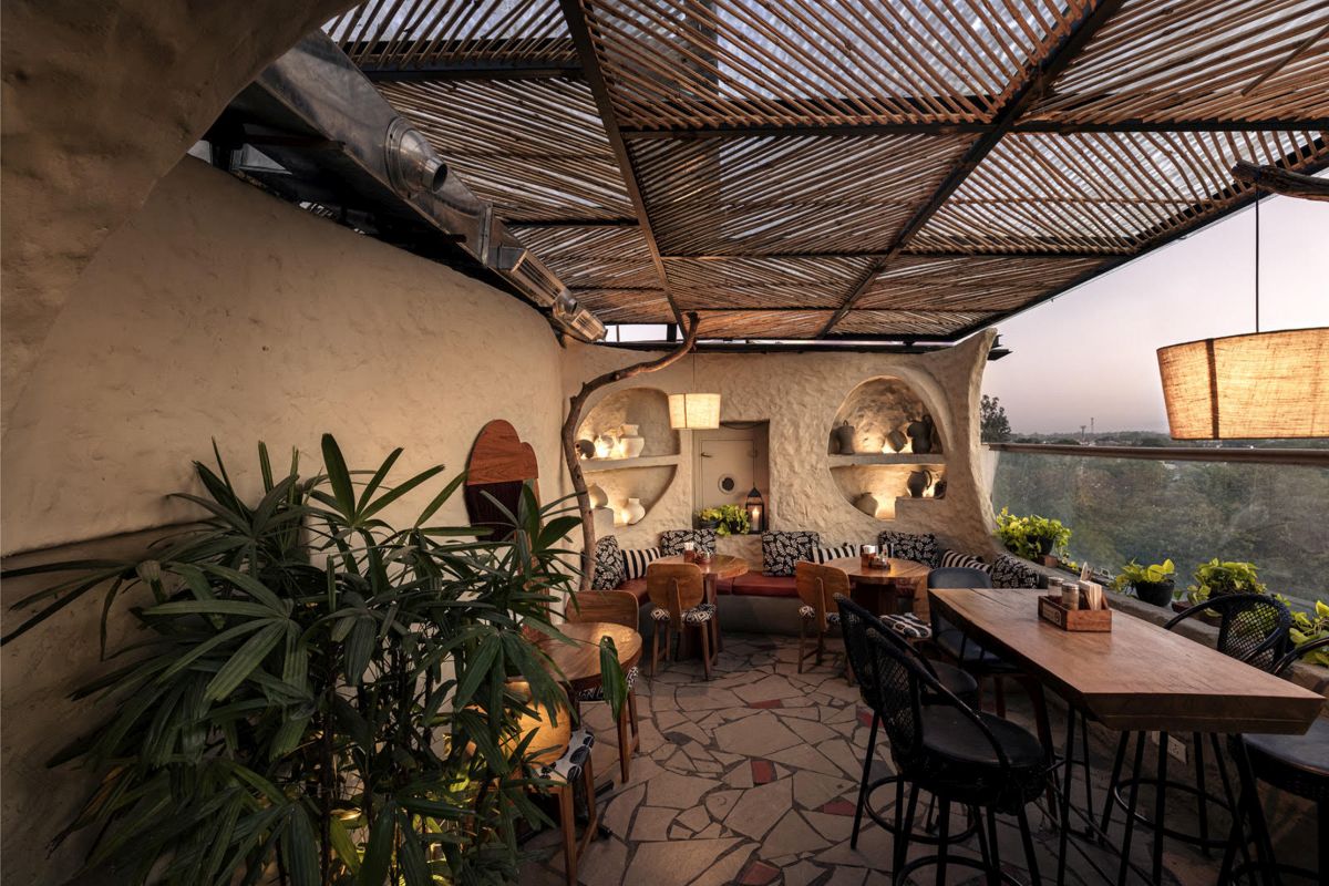 Tulum - Jungle Rooftop Restaurant, at Chandigarh, by Loop Design Studio 16