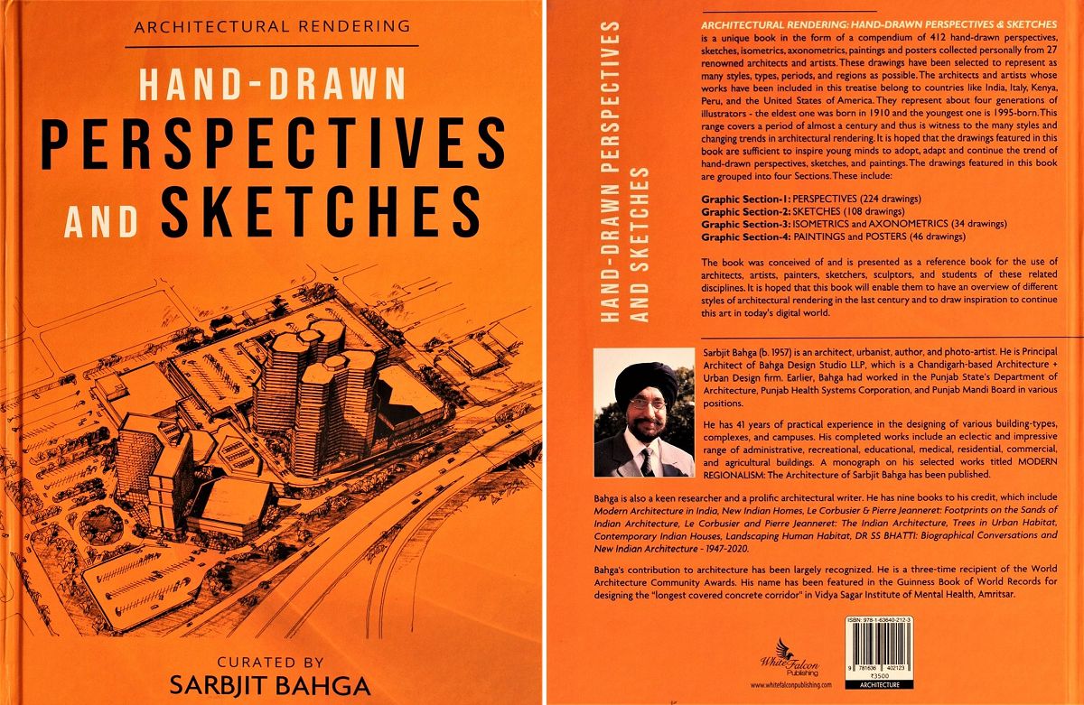 ARCHITECTURAL RENDERING: HAND-DRAWN PERSPECTIVES & SKETCHES - Book Review by Dr Pankaj Chhabra