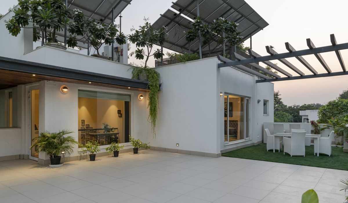 A House Surrounded by a Green Footprint | Ansal Villas, by RSDA 13