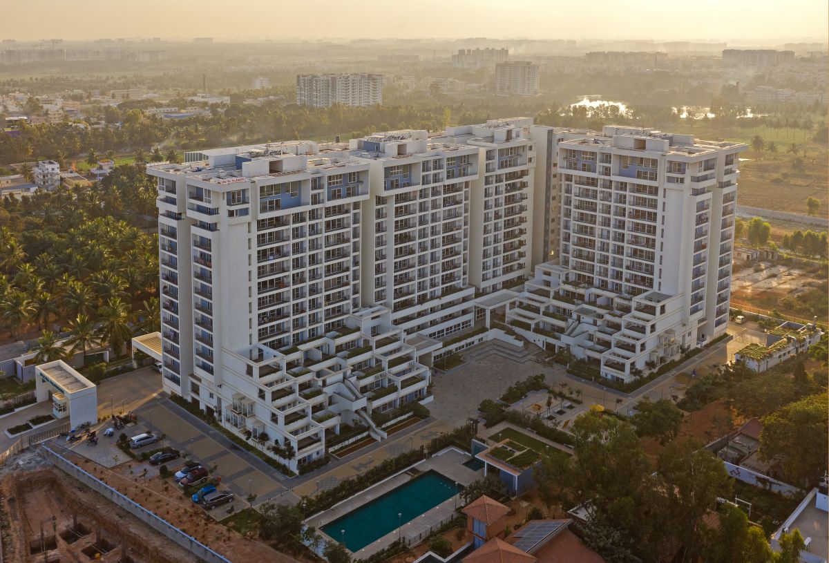 Terraced Residential Highrise, at Nallurhalli Road, Siddhapura, Bangalore, by CnT Architects