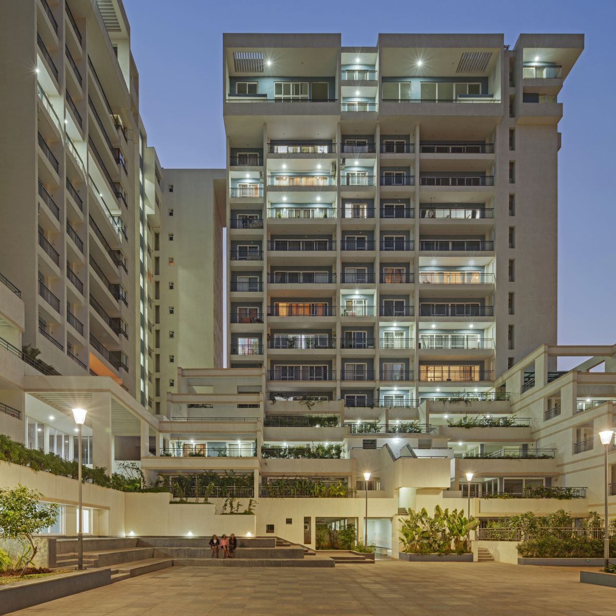 Terraced Residential Highrise, at Nallurhalli Road, Siddhapura, Bangalore, by CnT Architects 23