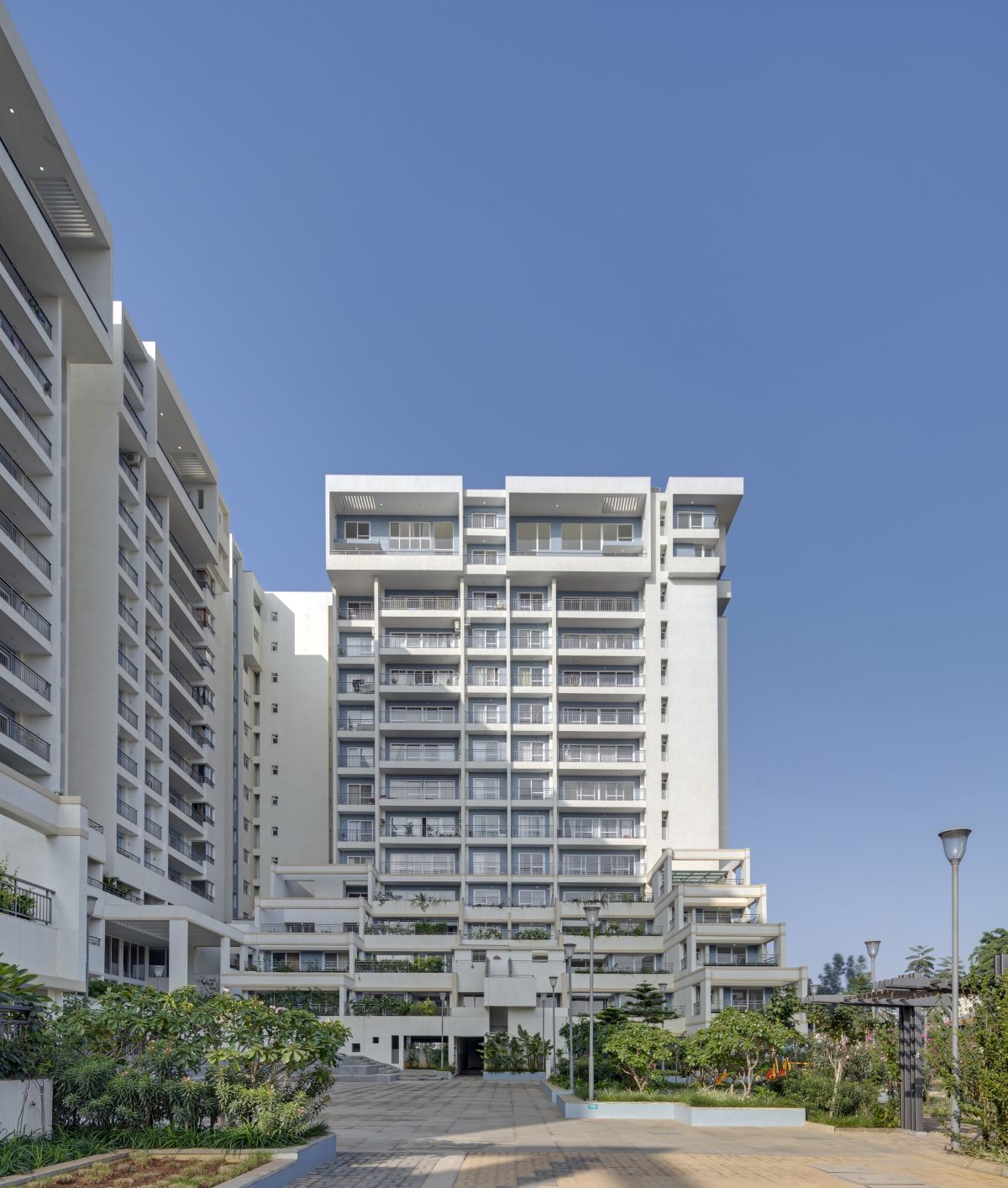 Terraced Residential Highrise, at Nallurhalli Road, Siddhapura, Bangalore, by CnT Architects 15