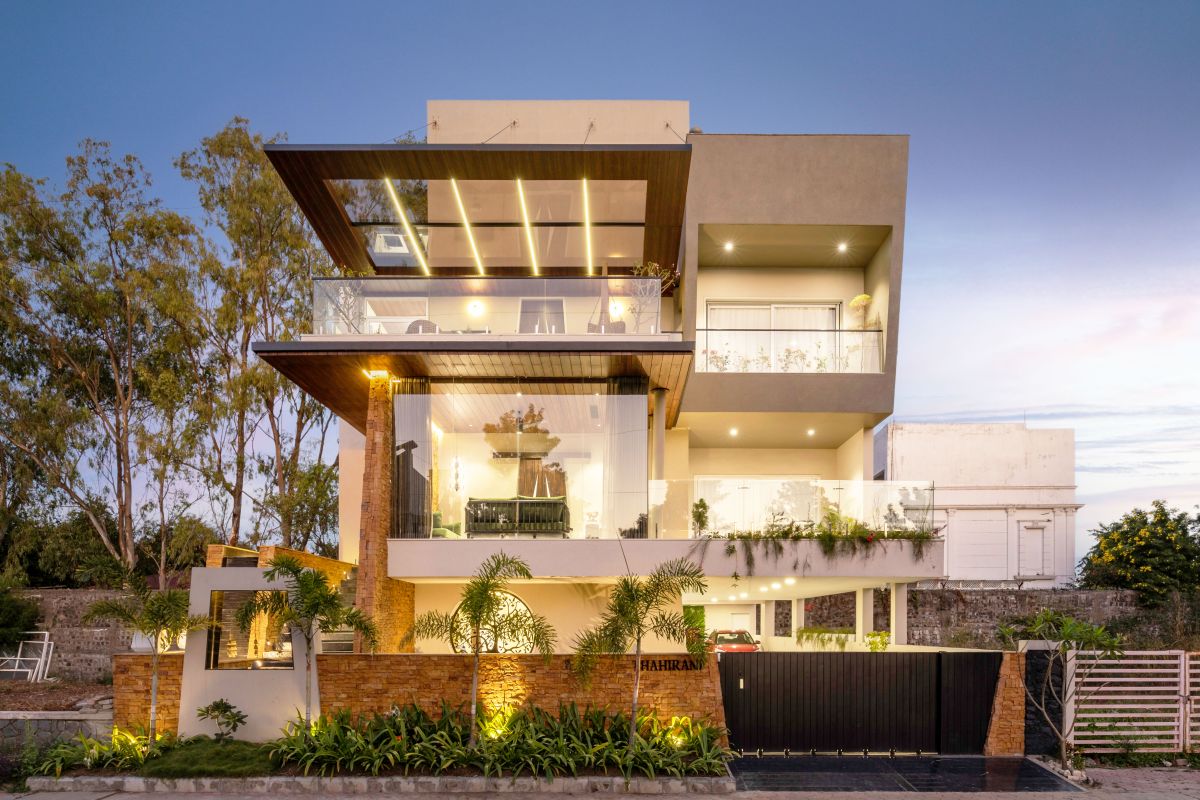 Yellow Stone House, at Indore, by Span Architects 48