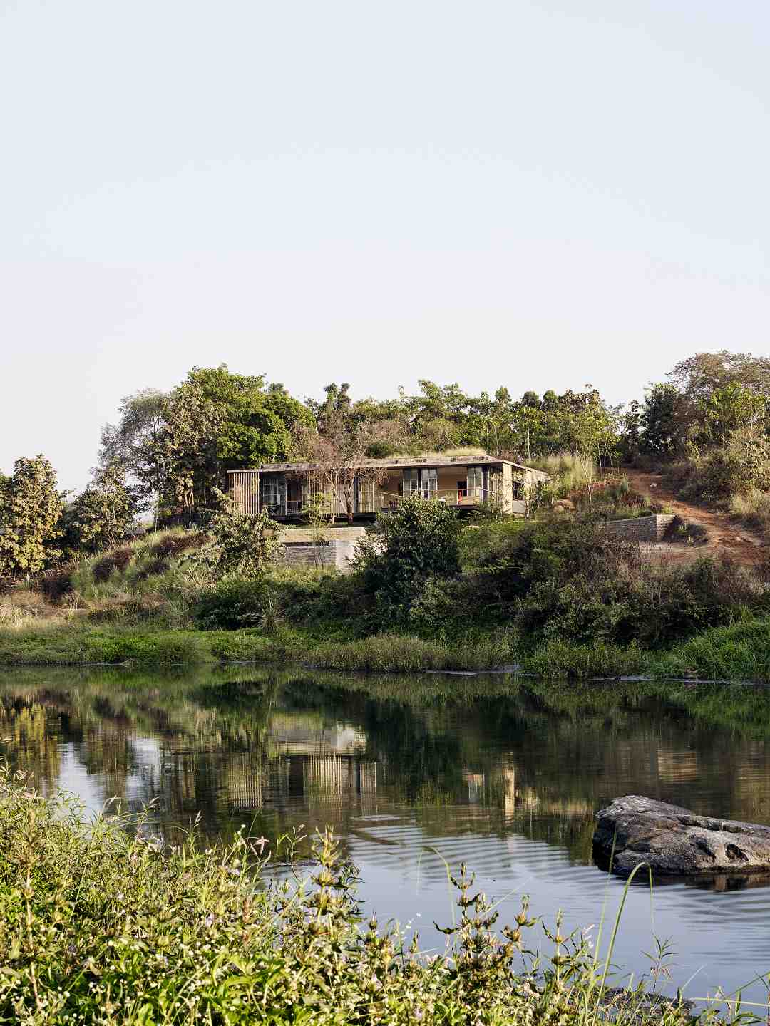 The Riparian House, at Karjat, Maharasthra, by Architecture Brio 21