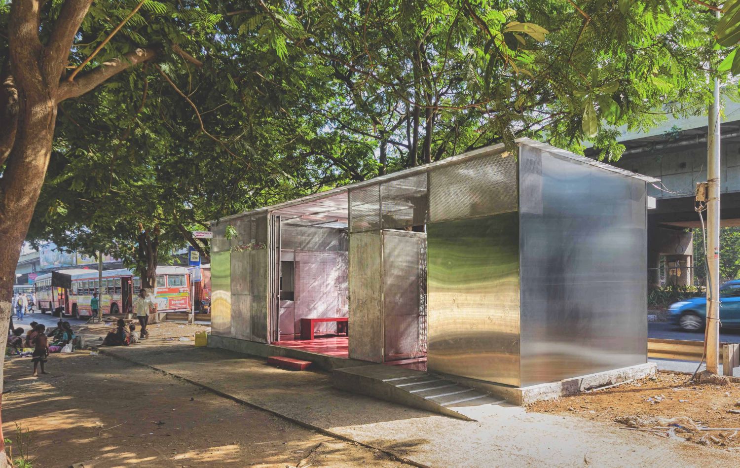 The Light Box – Restroom For Women in Thane, Teen Haath Naka by RC Architects