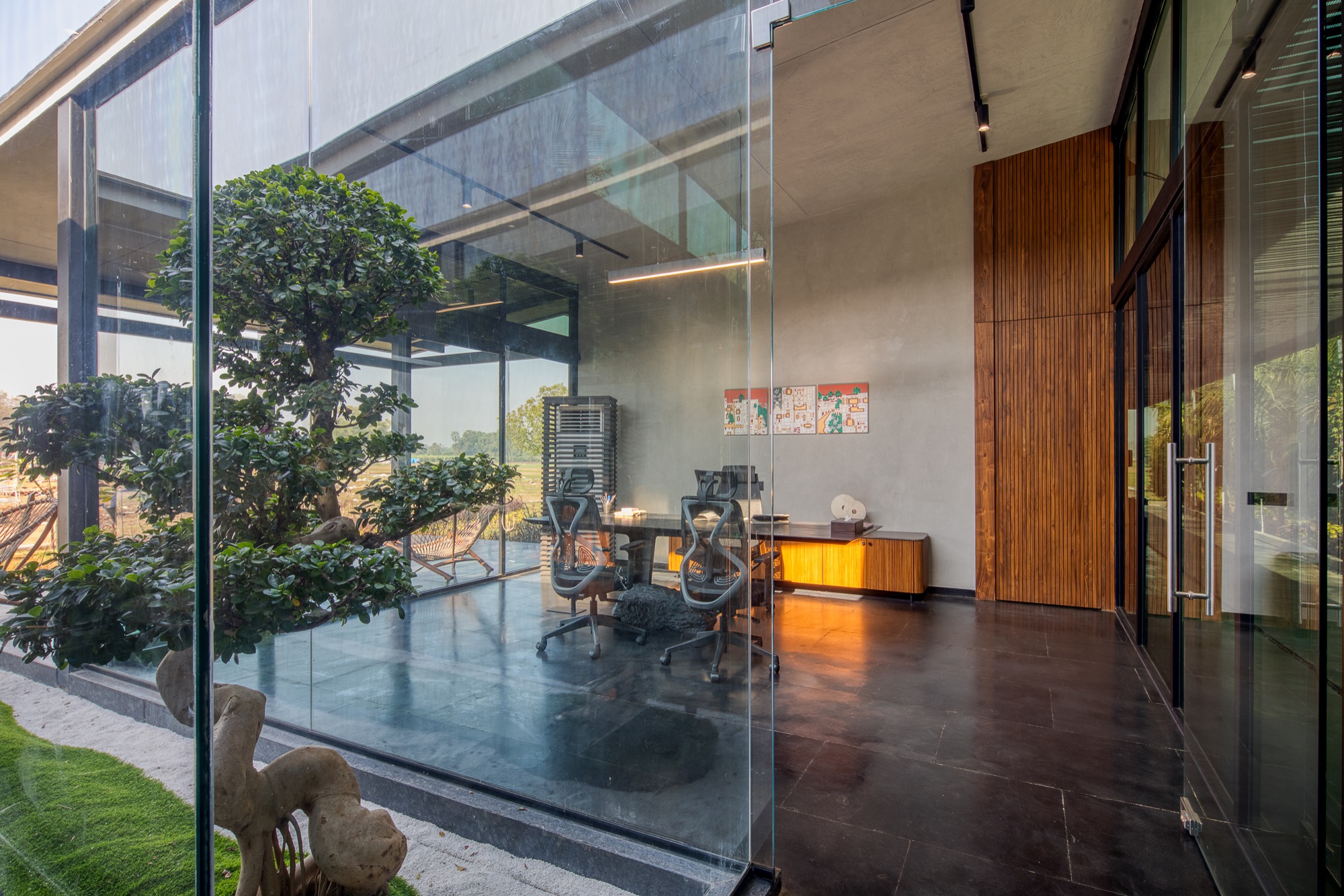 Office in the Groves, by Dot Dimension at Surat. 13