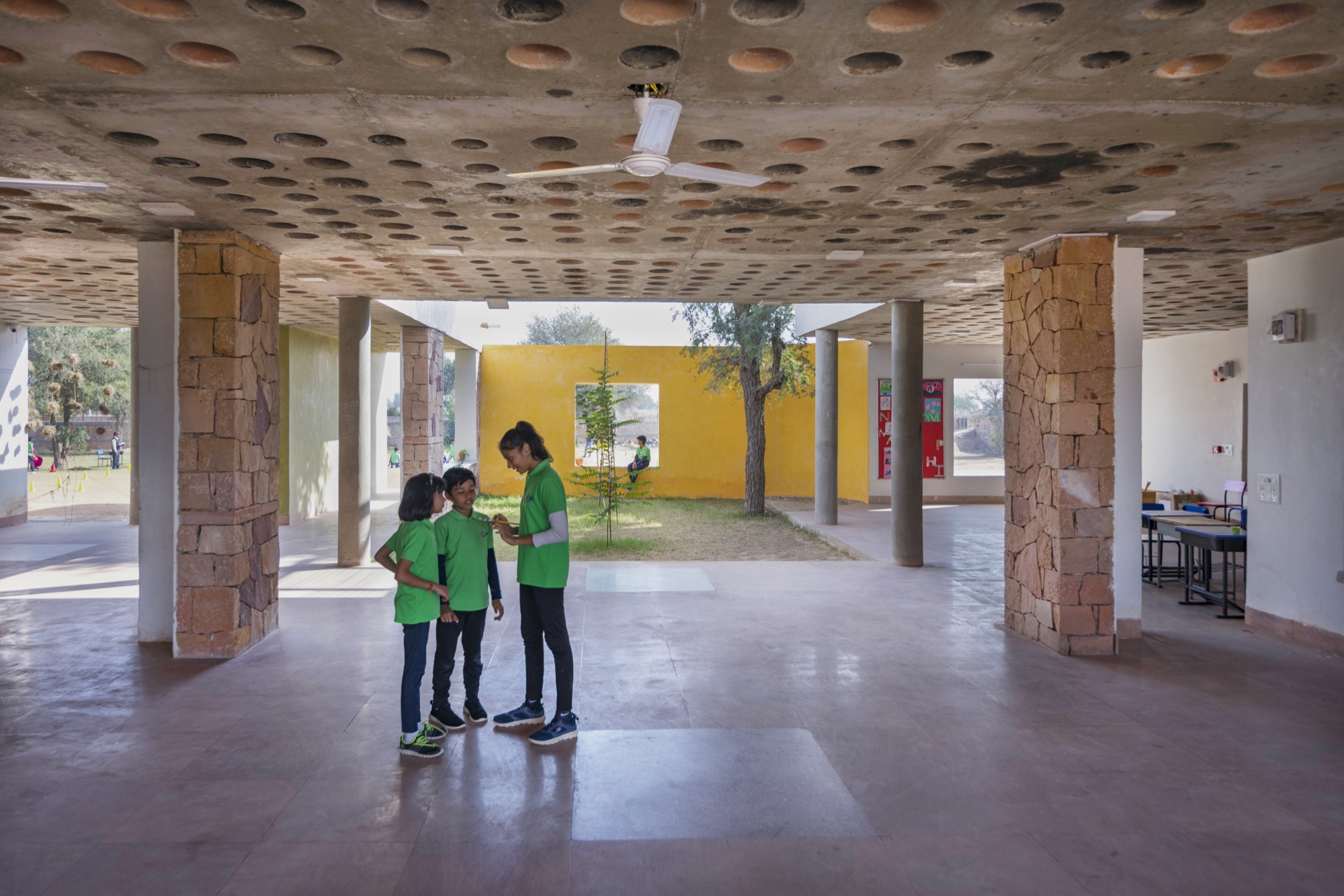 Alma Mater School at Jodhpur, Rajasthan, by Hunnarshala Foundation 12