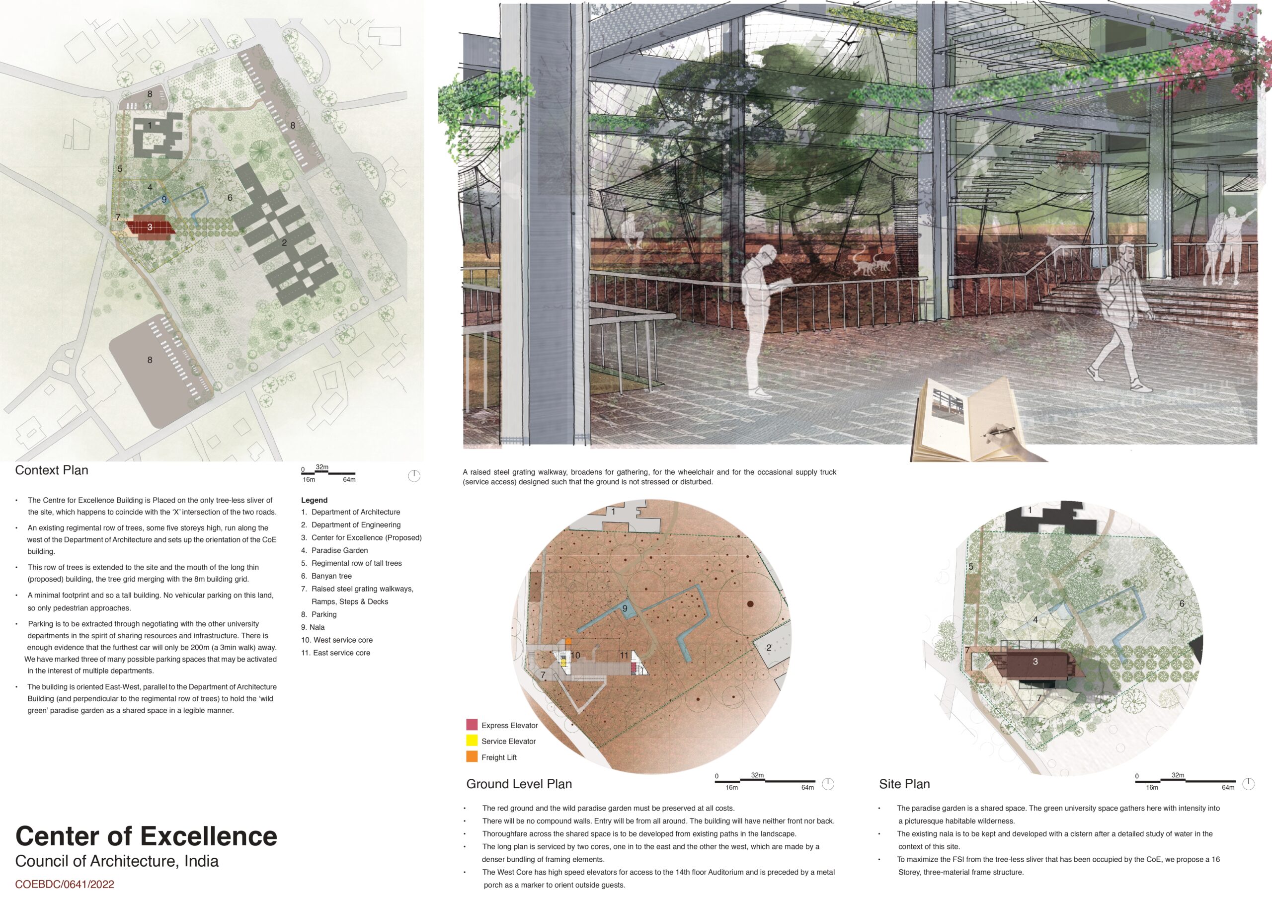 Centre of Excellence, Bengaluru, Competition Entry by Anthill Design | Council of Architecture, India 71